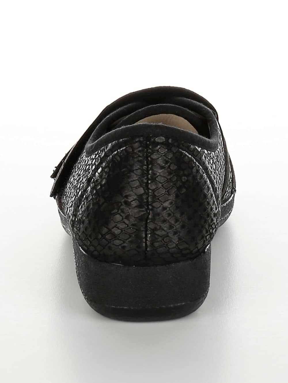 Vamos Klettslipper mit verstellbaren Klettverschlussen - Schwarz