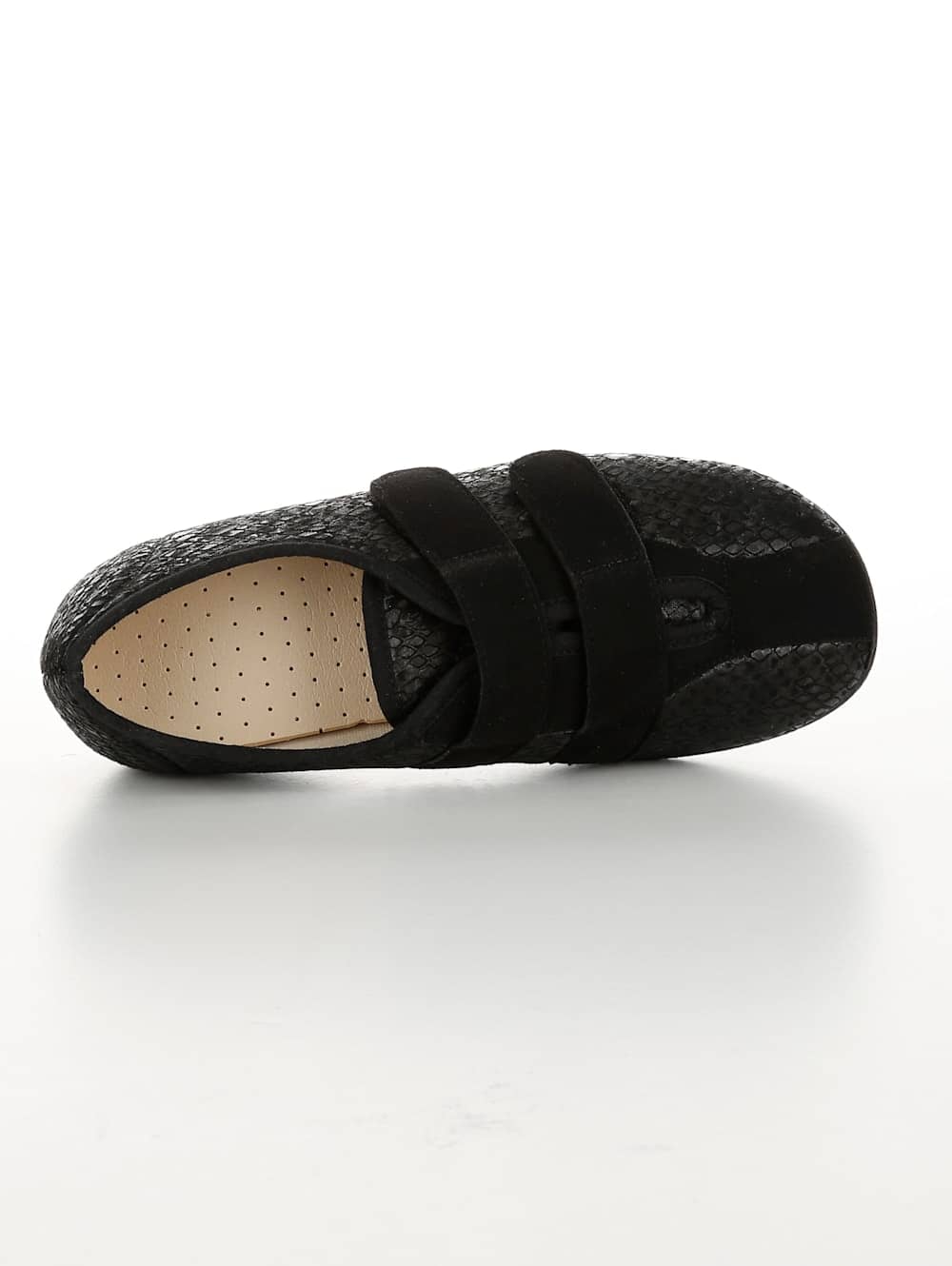 Vamos Klettslipper mit verstellbaren Klettverschlussen - Schwarz