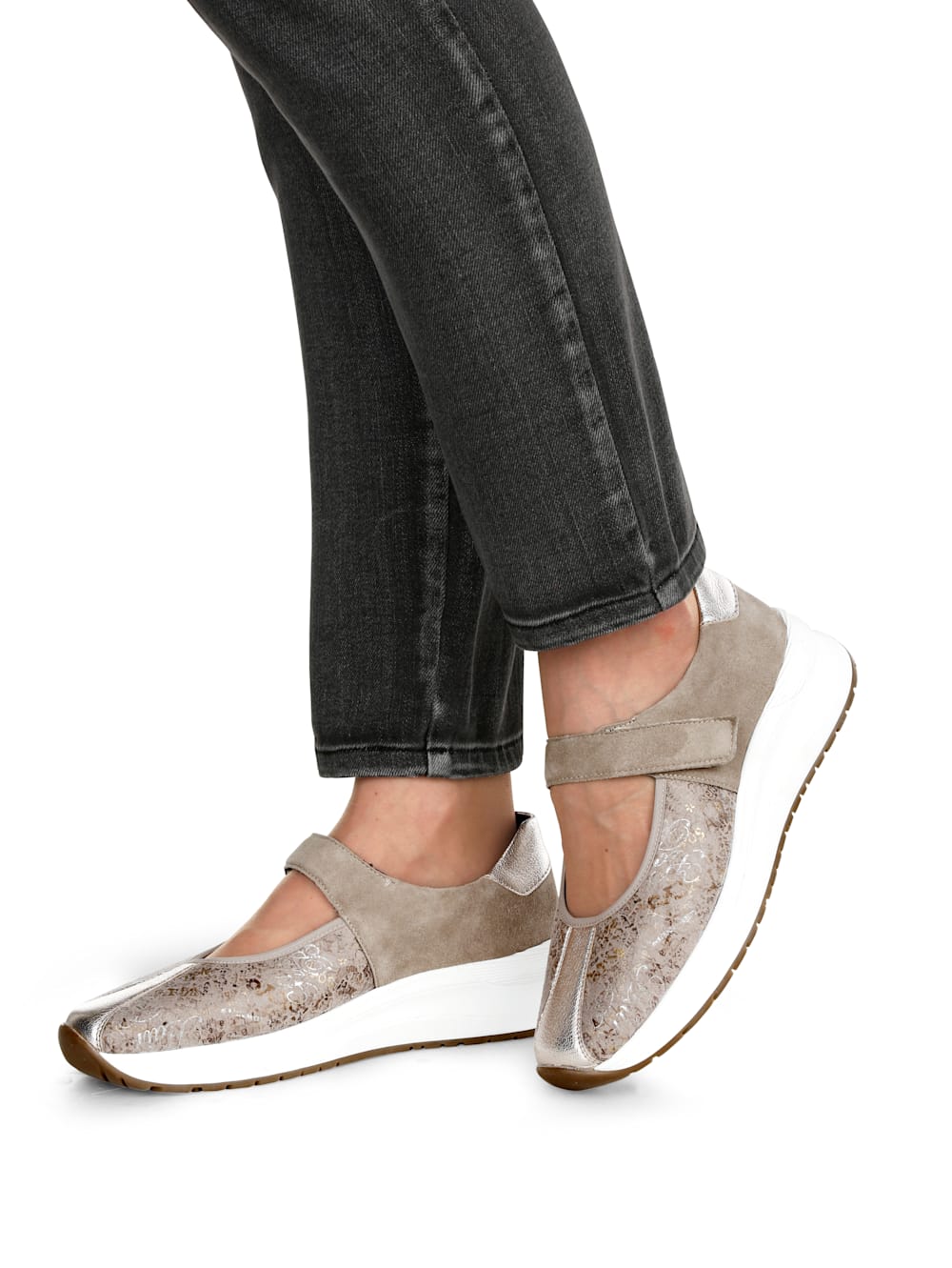 Vamos Klettslipper mit Shock-Absorber - Taupe