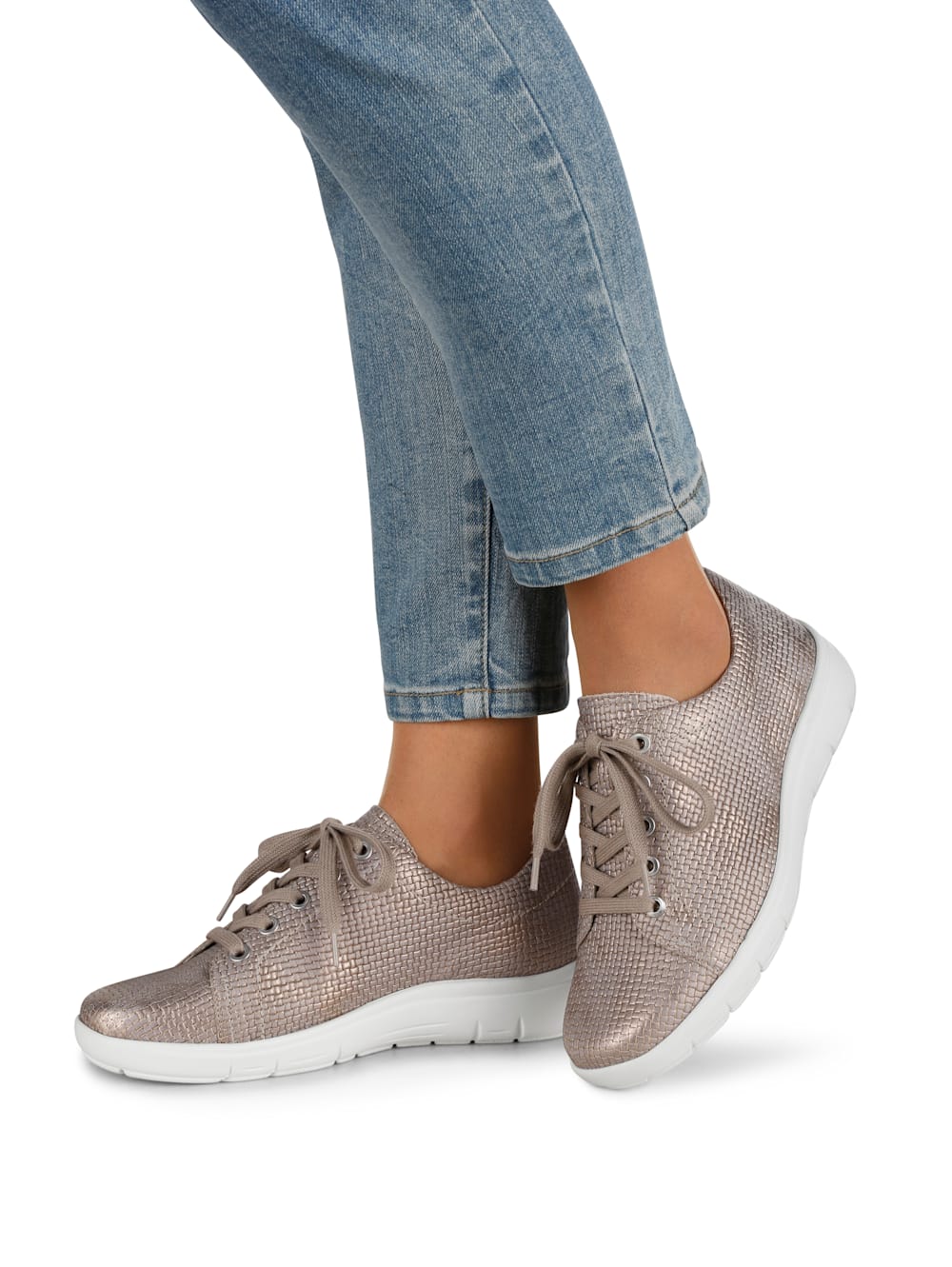 Vamos Schnurschuh mit Shock-Absorber - Bronzefarben