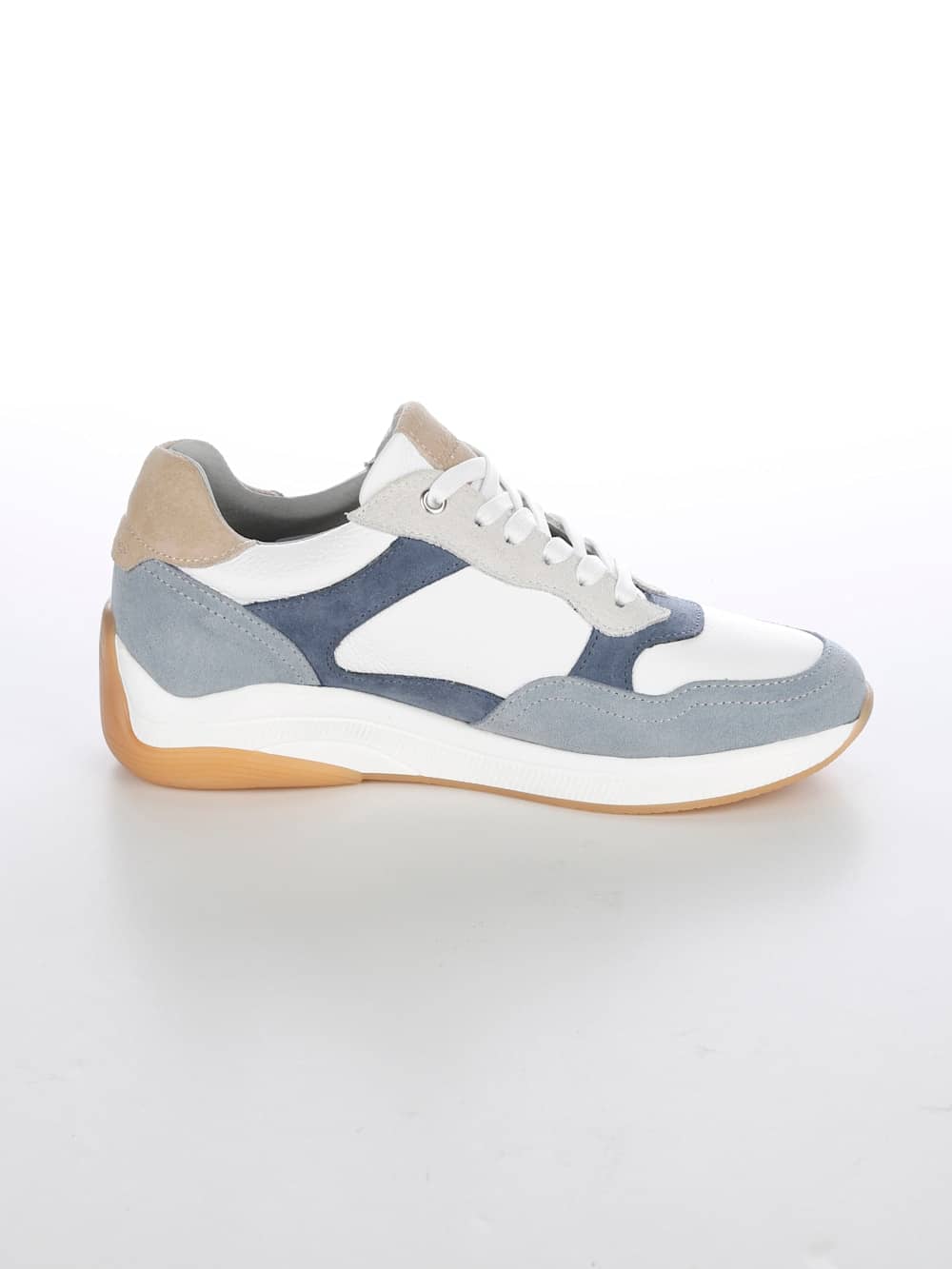 Vamos Schnurschuh in farbenfrohem Design - Blau