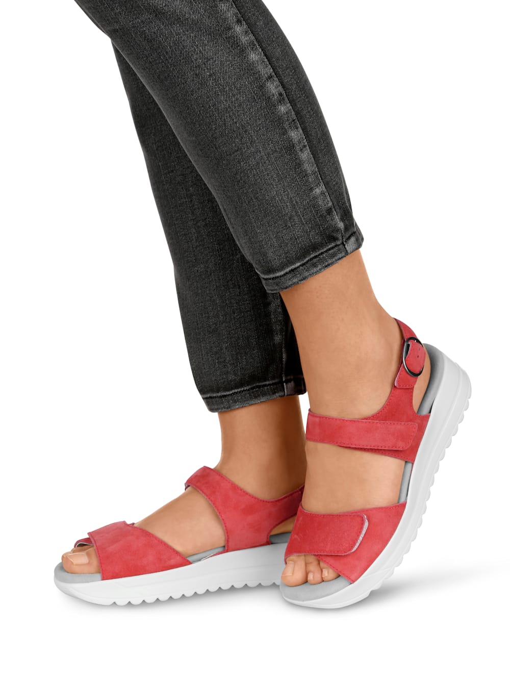 Vamos Sandale mit Shock-Absorber - Koralle