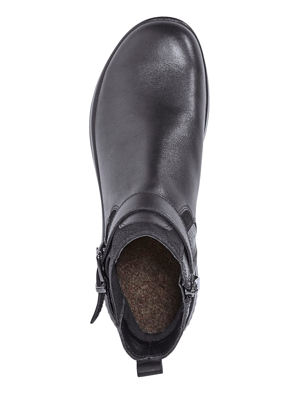 Vamos Stiefeletten mit Elasteinsatz - Schwarz