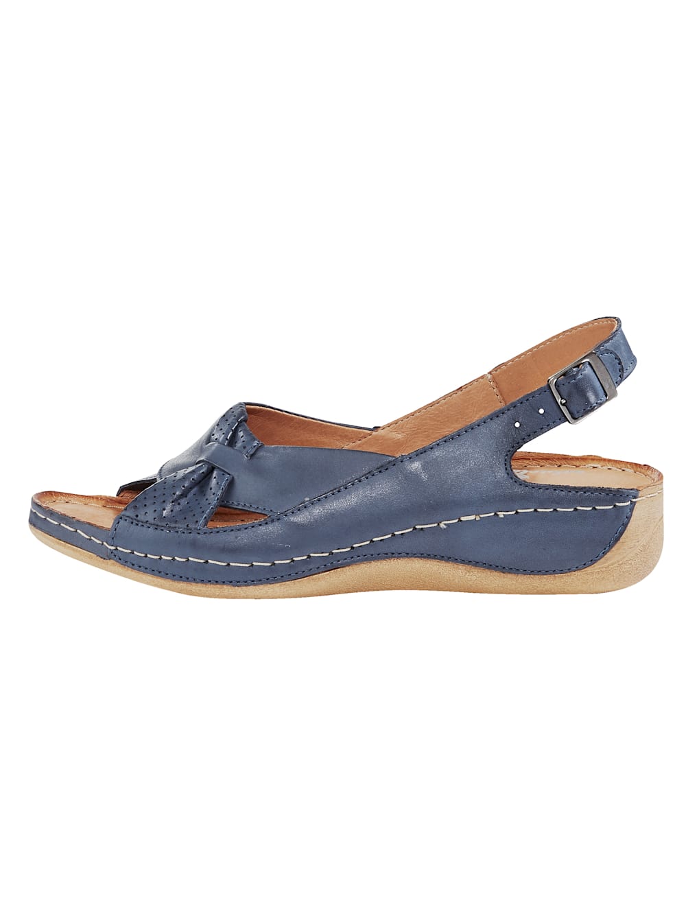 Vamos Sandale mit raffinierter Schlaufe - Blau