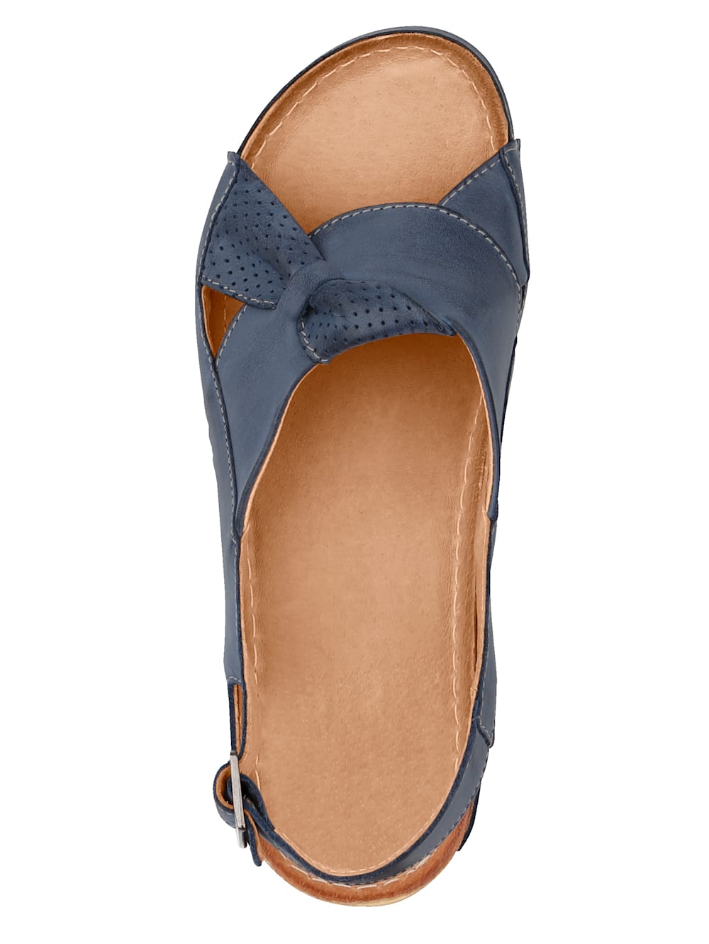 Vamos Sandale mit raffinierter Schlaufe - Blau