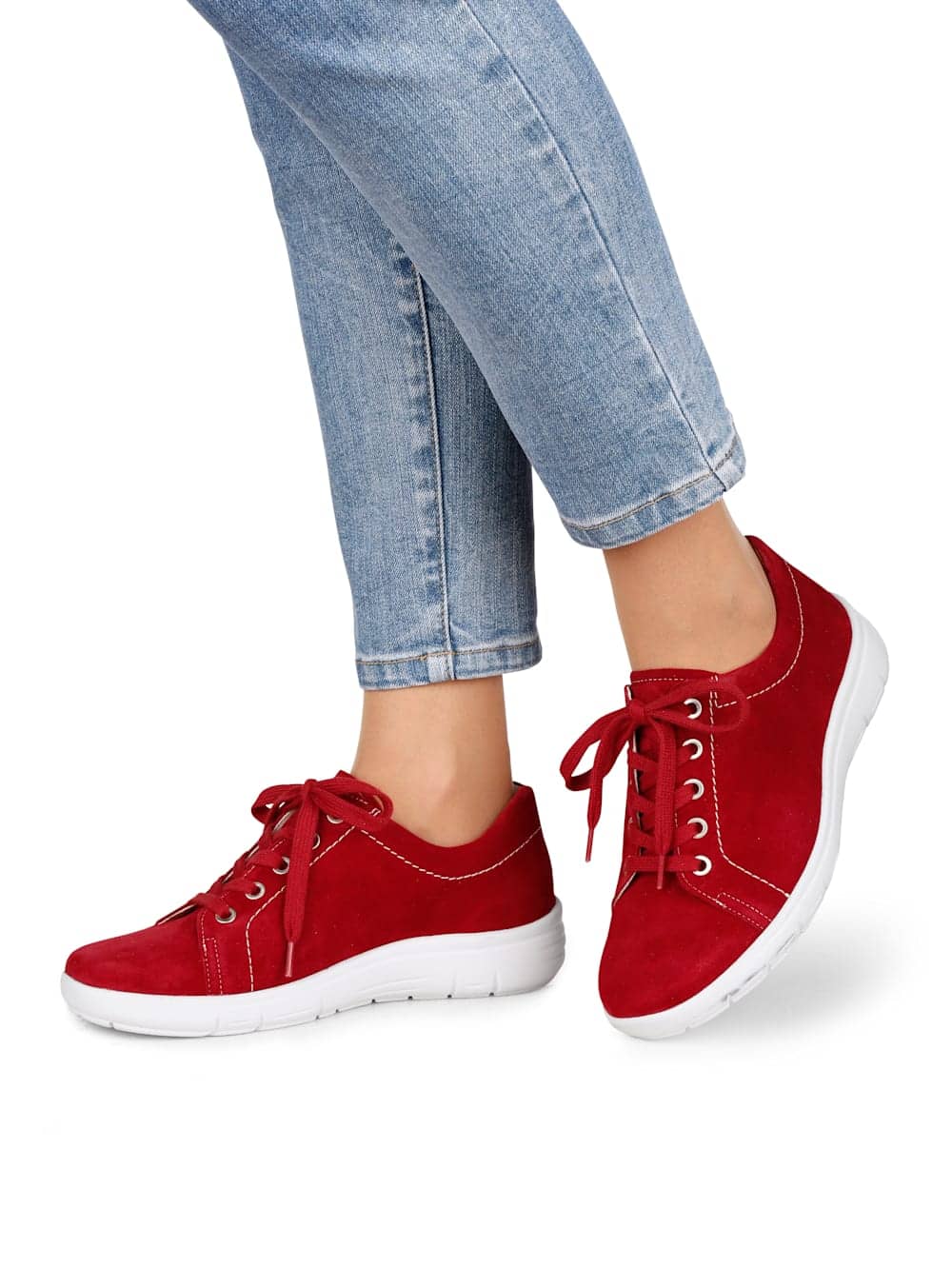 Vamos Schnurschuh mit Shock-Absorber - Rot