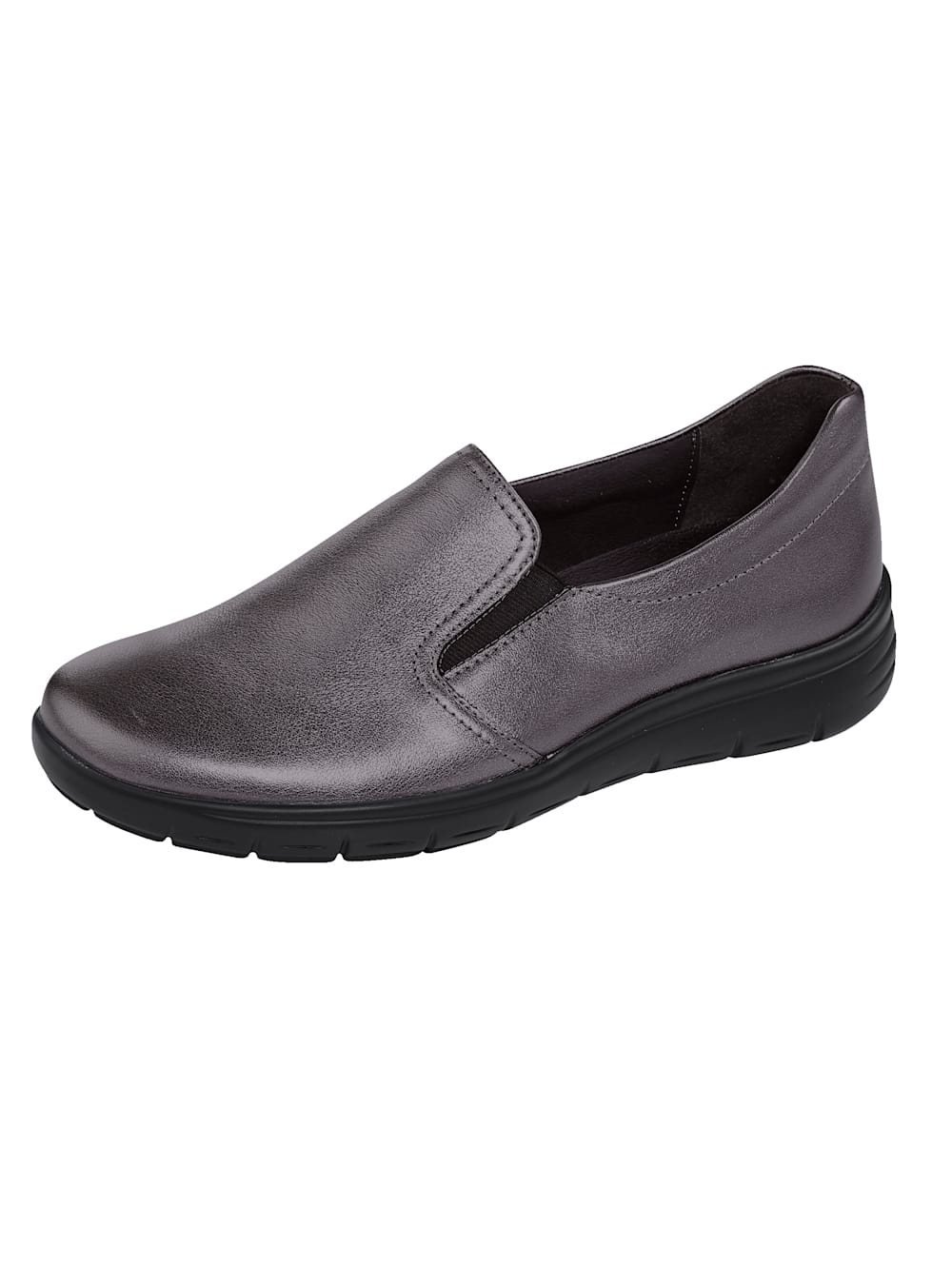 Vamos Slipper mit Shock-Absorber - Silbergrau