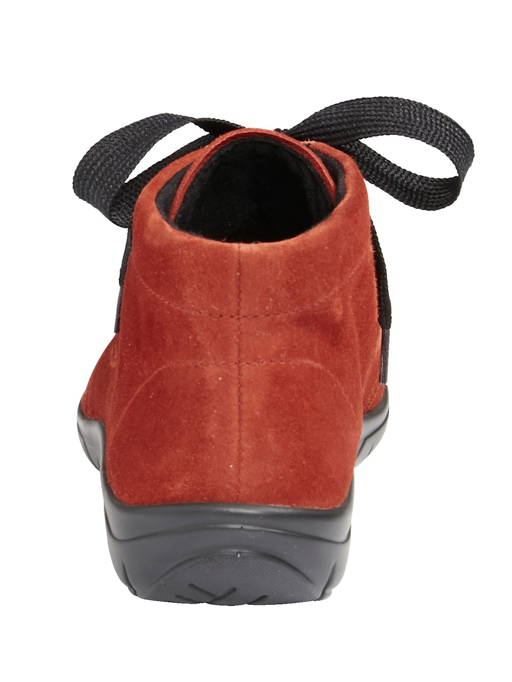 Vamos Schnurstiefelette aus weichem Leder - Rot