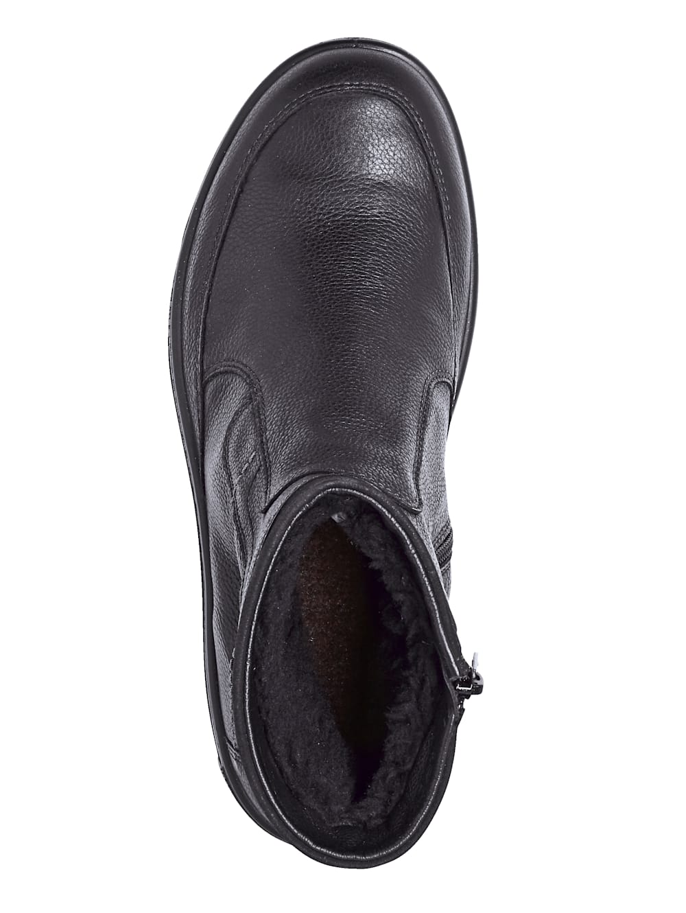 Vamos Stiefelette mit Innenreibverschluss - Schwarz