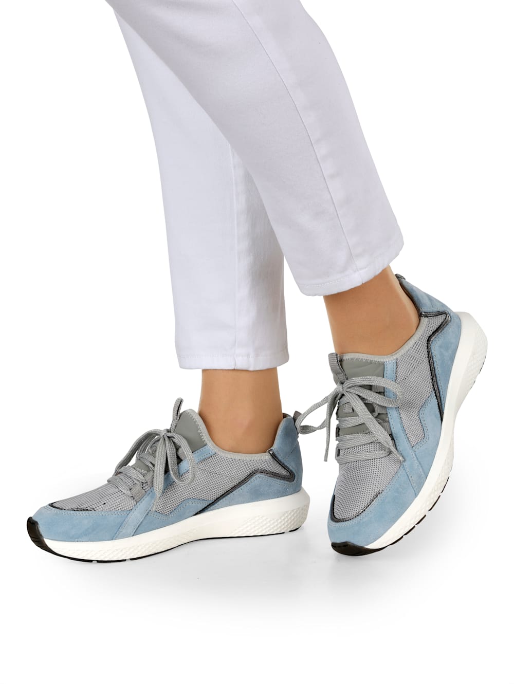 Vamos Schnurschuh mit Dampfungselement - Blau