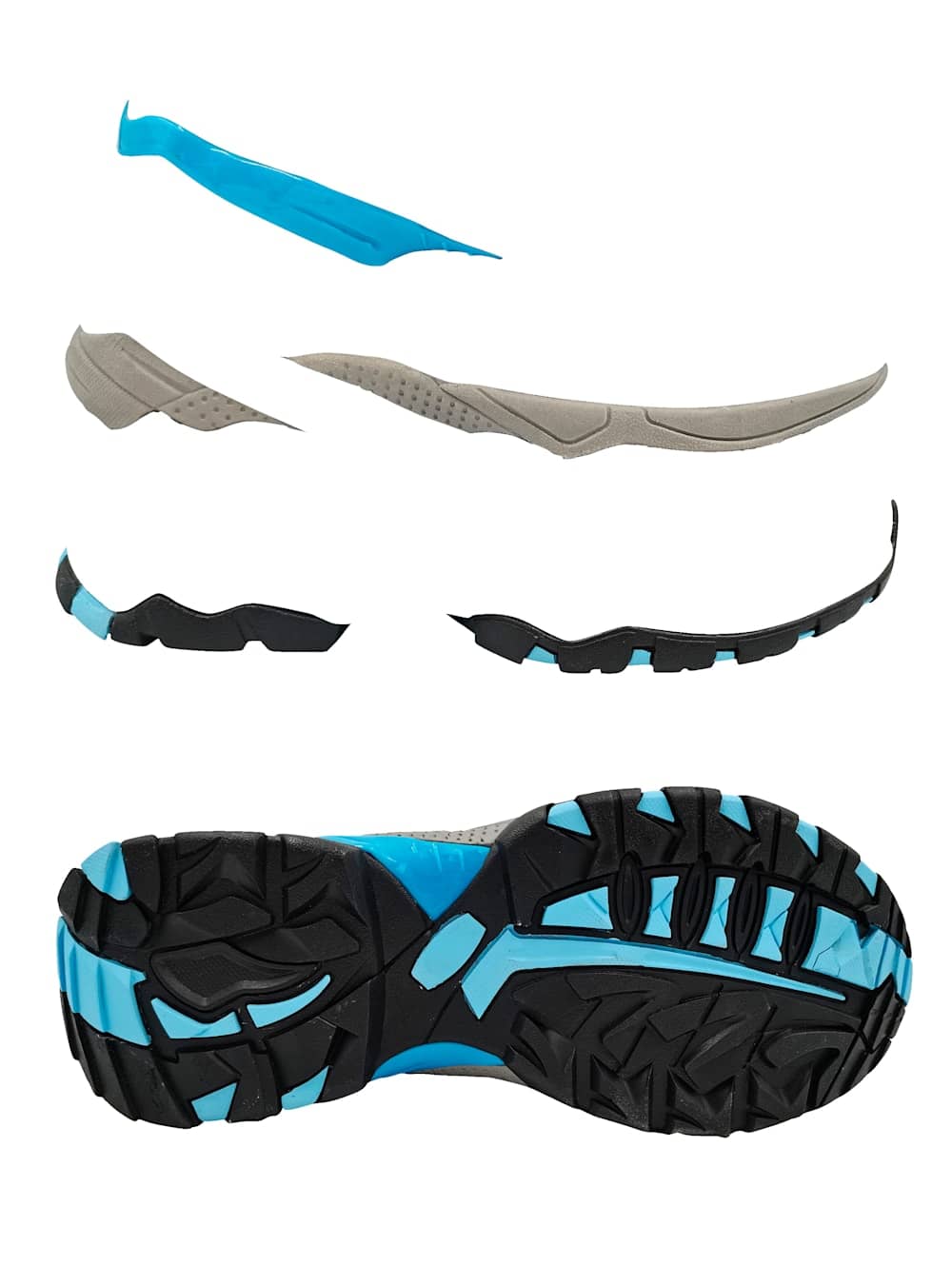 Vamos Trekkingstiefelette mit Tex-Austattung - Hellblau