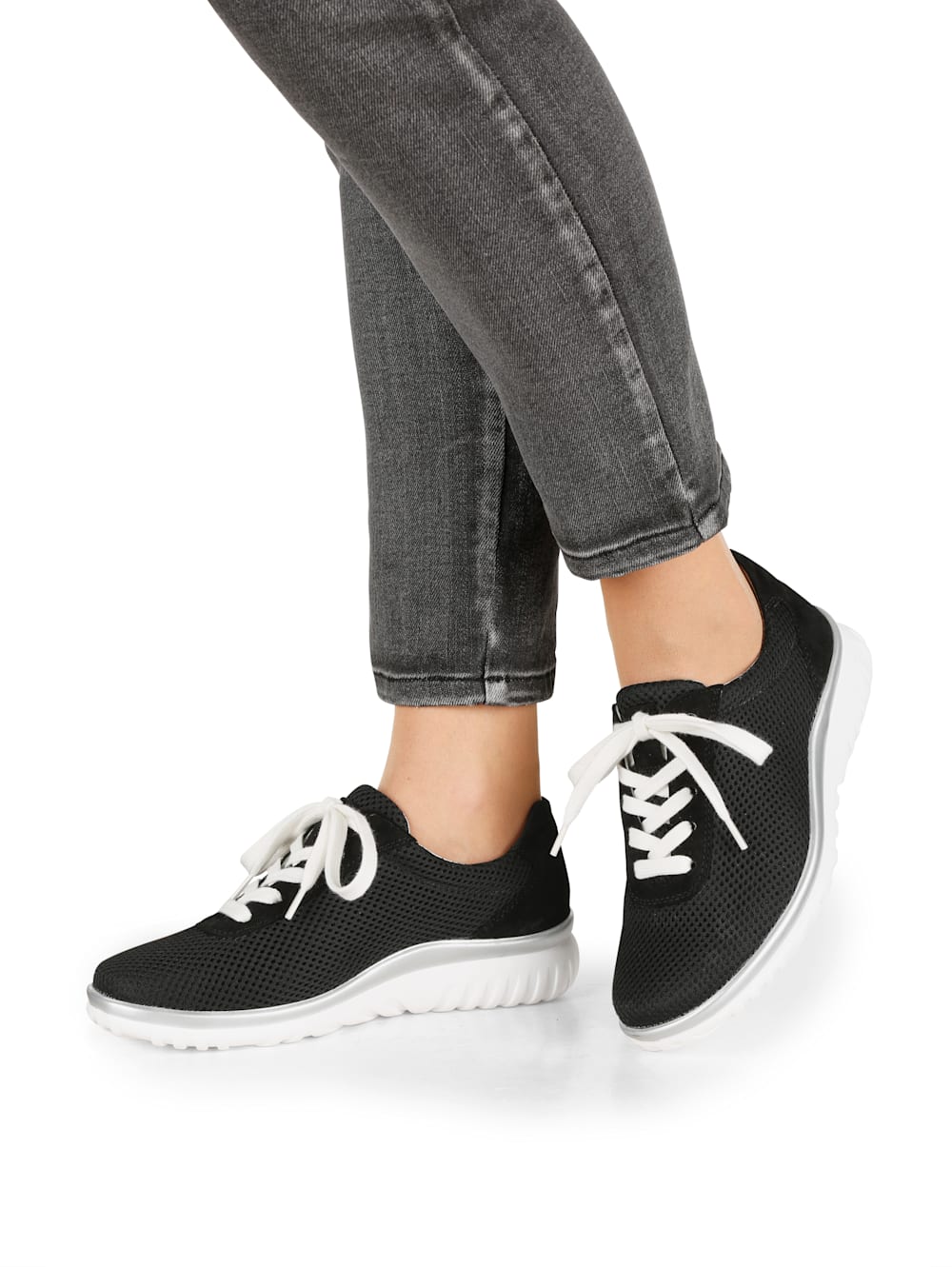 Vamos Schnurschuh - Schwarz