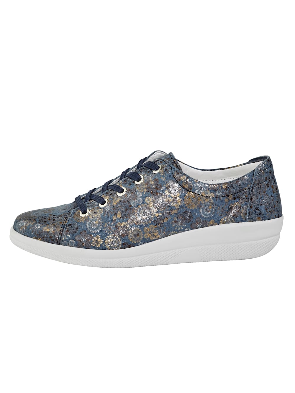 Vamos Schnurschuh in harmonischer Farbkombi - Blau