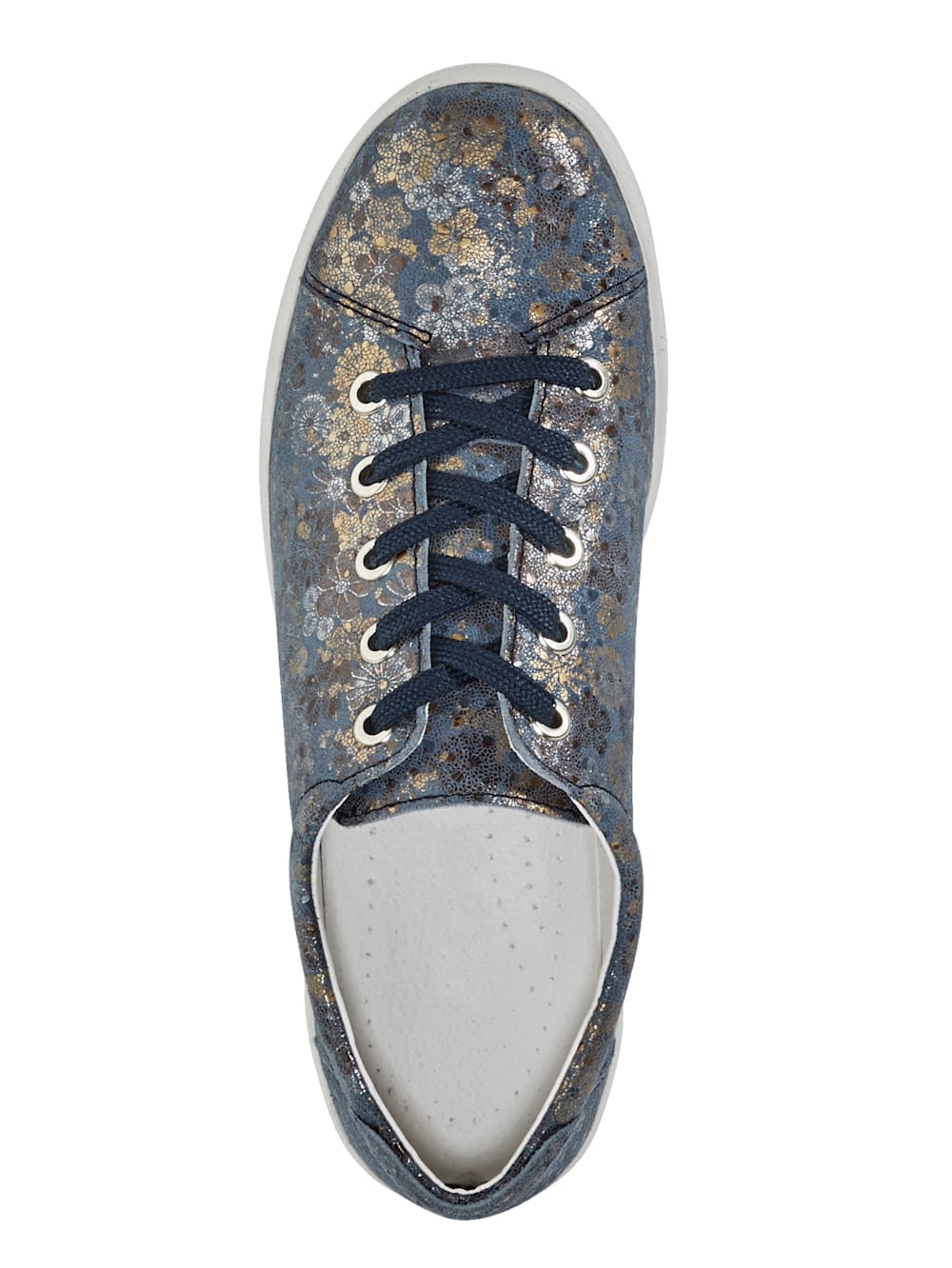 Vamos Schnurschuh in harmonischer Farbkombi - Blau
