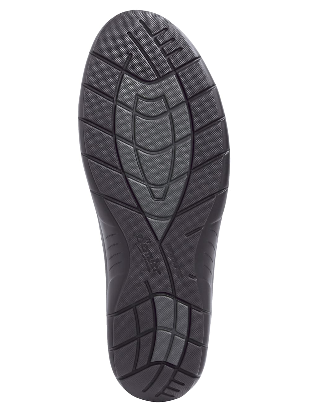 Vamos Schnurschuh aus hochwertigem Veloursleder - Schwarz