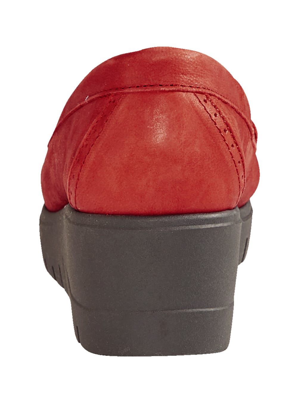 Vamos Mokassin mit wunderschoner Zierkette - Rot