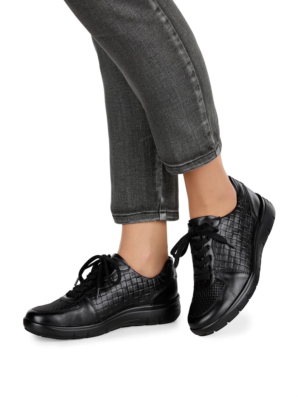 Vamos Schnurschuh - Schwarz