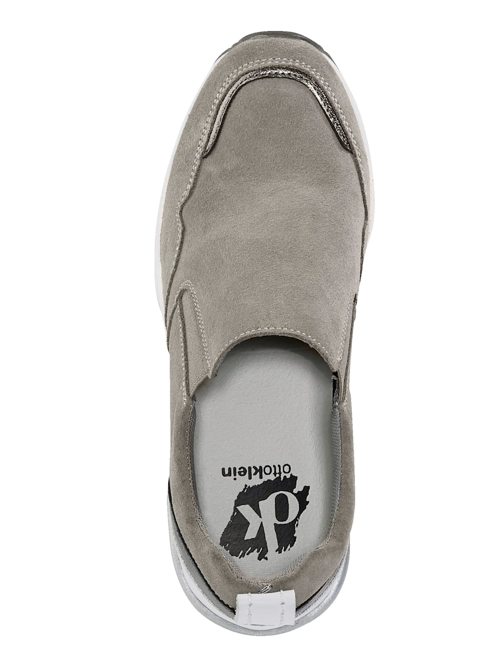 Vamos Slipper mit besonders hohem Keilabsatz - Grau