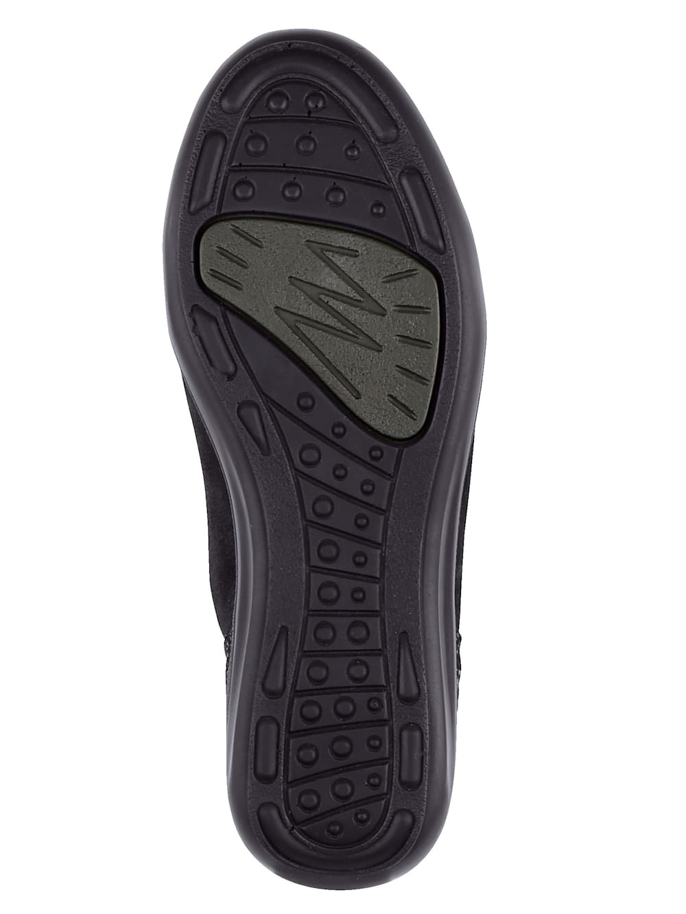 Vamos Stiefelette mit farblich abgesetzter Fersenkappe - Schwarz