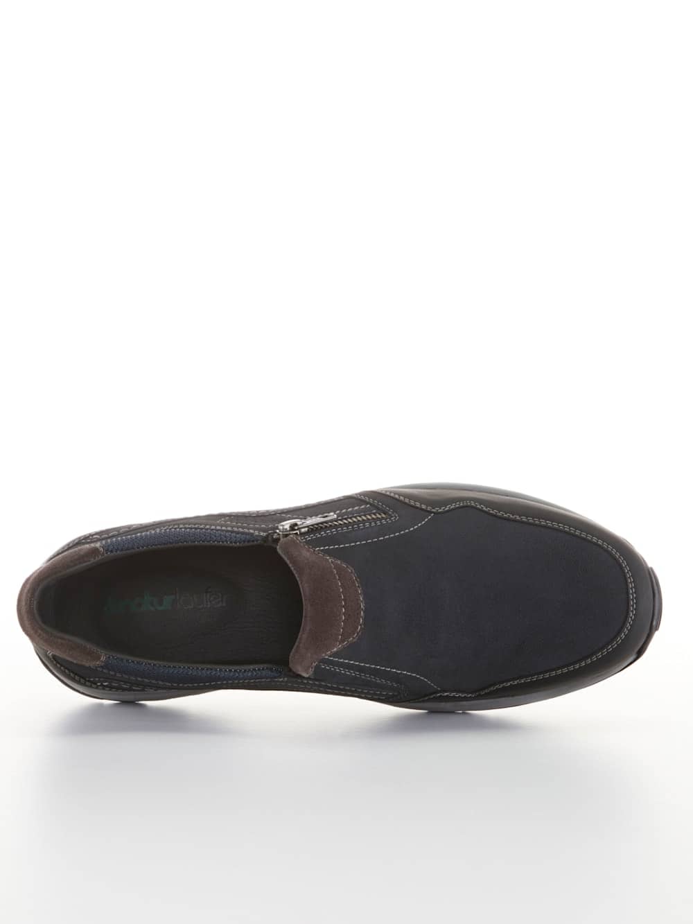 Vamos Slipper mit zusatzlichem Reibverschluss - Marineblau
