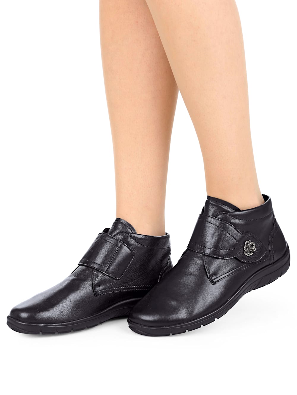 Vamos Klettstiefelette - Schwarz