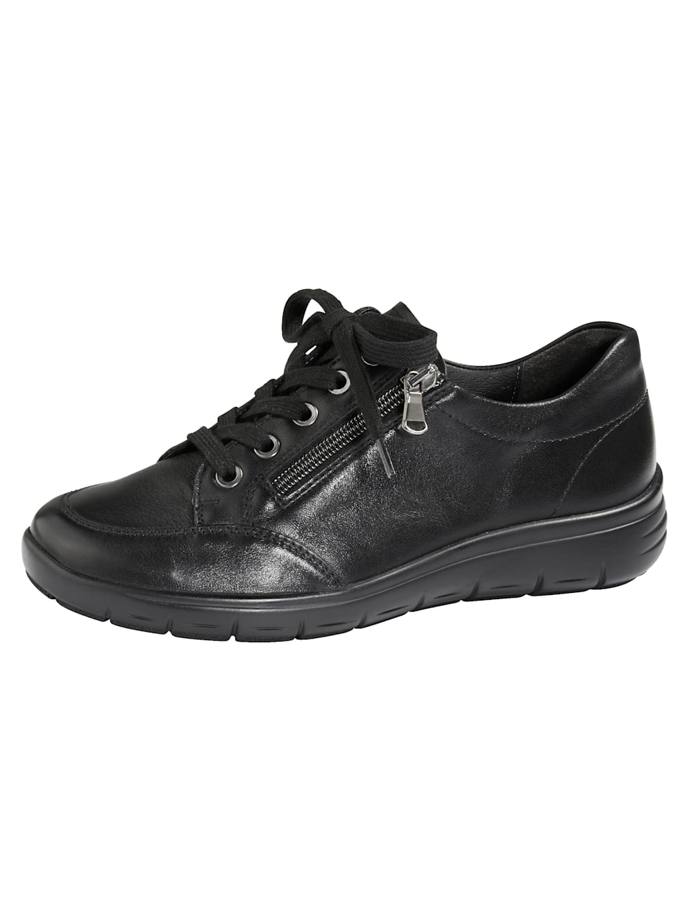 Vamos Schnurschuh mit Shock-Absorber - Schwarz