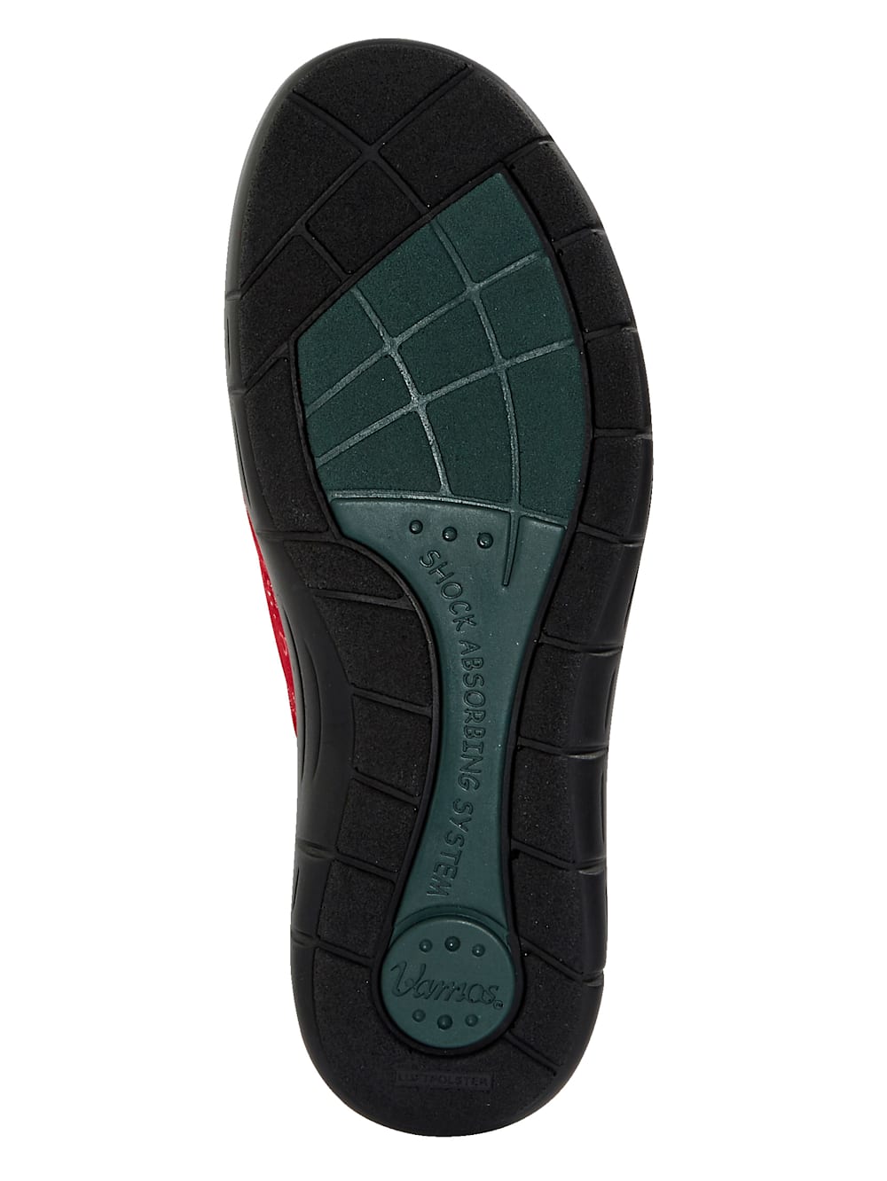Vamos Schnurschuh mit Luftpolsterlaufsohle - Rot