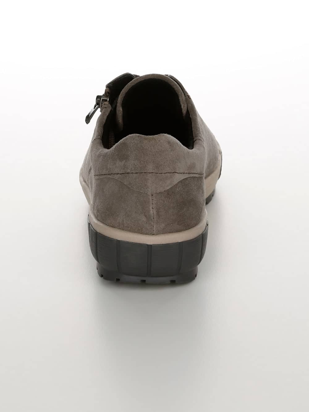 Vamos Schnurschuh mit seitlichem Reibverschluss - Taupe