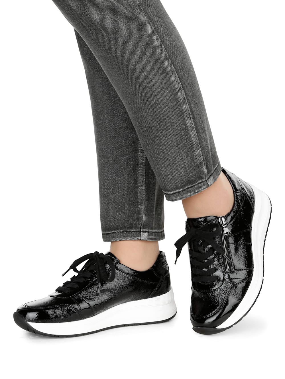 Vamos Schnurschuh - Schwarz