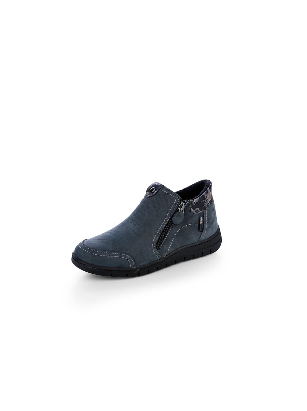 Vamos Stiefelette mit Elasteinsatz - Dunkelblau