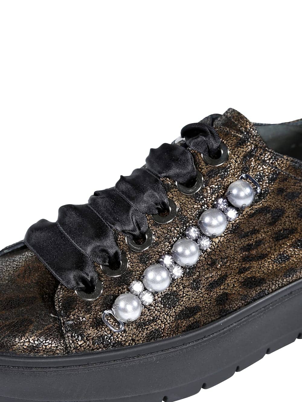 Vamos Schnurschuh - Goldfarben