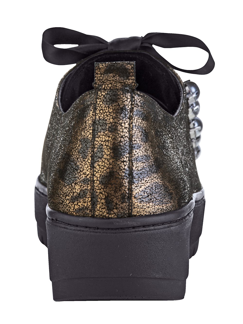 Vamos Schnurschuh - Goldfarben