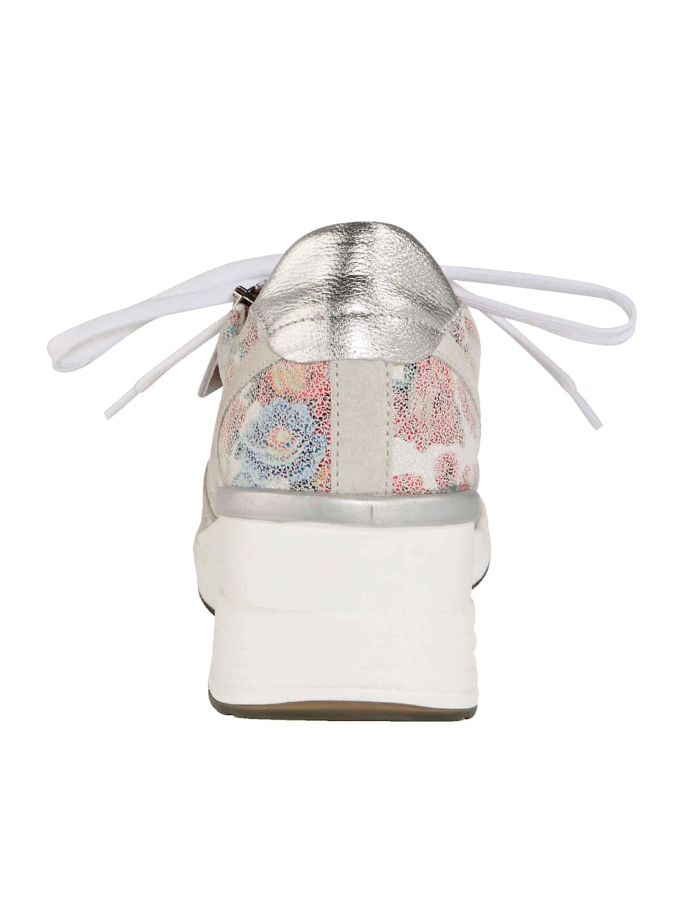 Vamos Schnurschuh mit extra hohem Keilabsatz - Multicolor