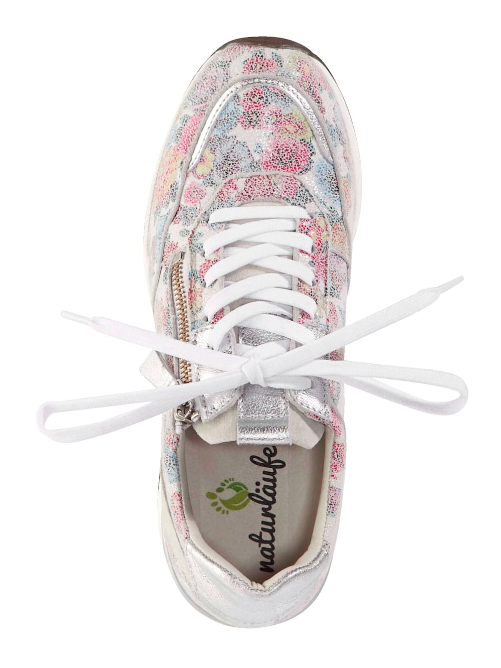 Vamos Schnurschuh mit extra hohem Keilabsatz - Multicolor