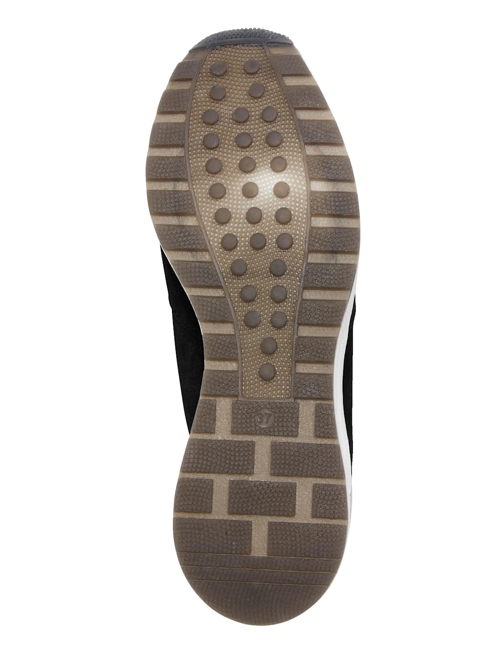 Vamos Schnurschuh mit extra hohem Keilabsatz - Schwarz