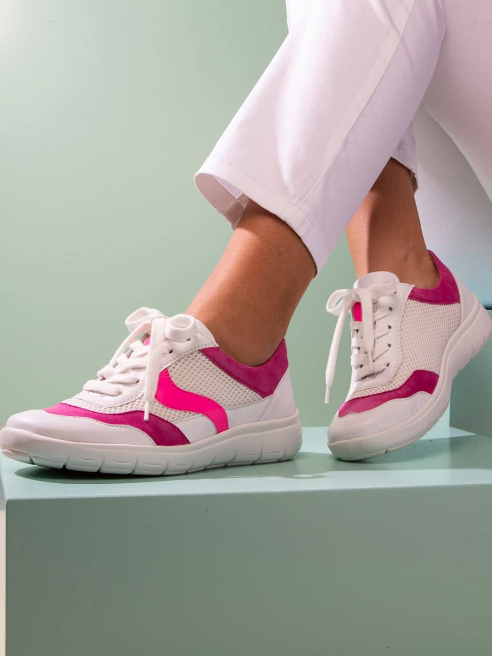 Vamos Schnurschuh - Pink