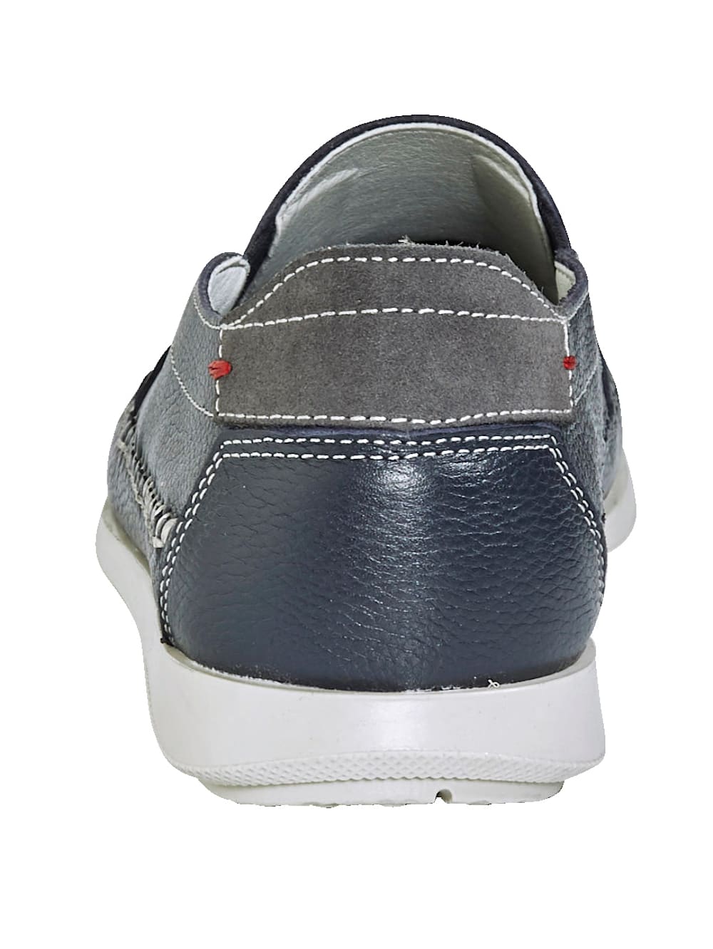 Vamos Slipper mit Ziernahten - Marineblau