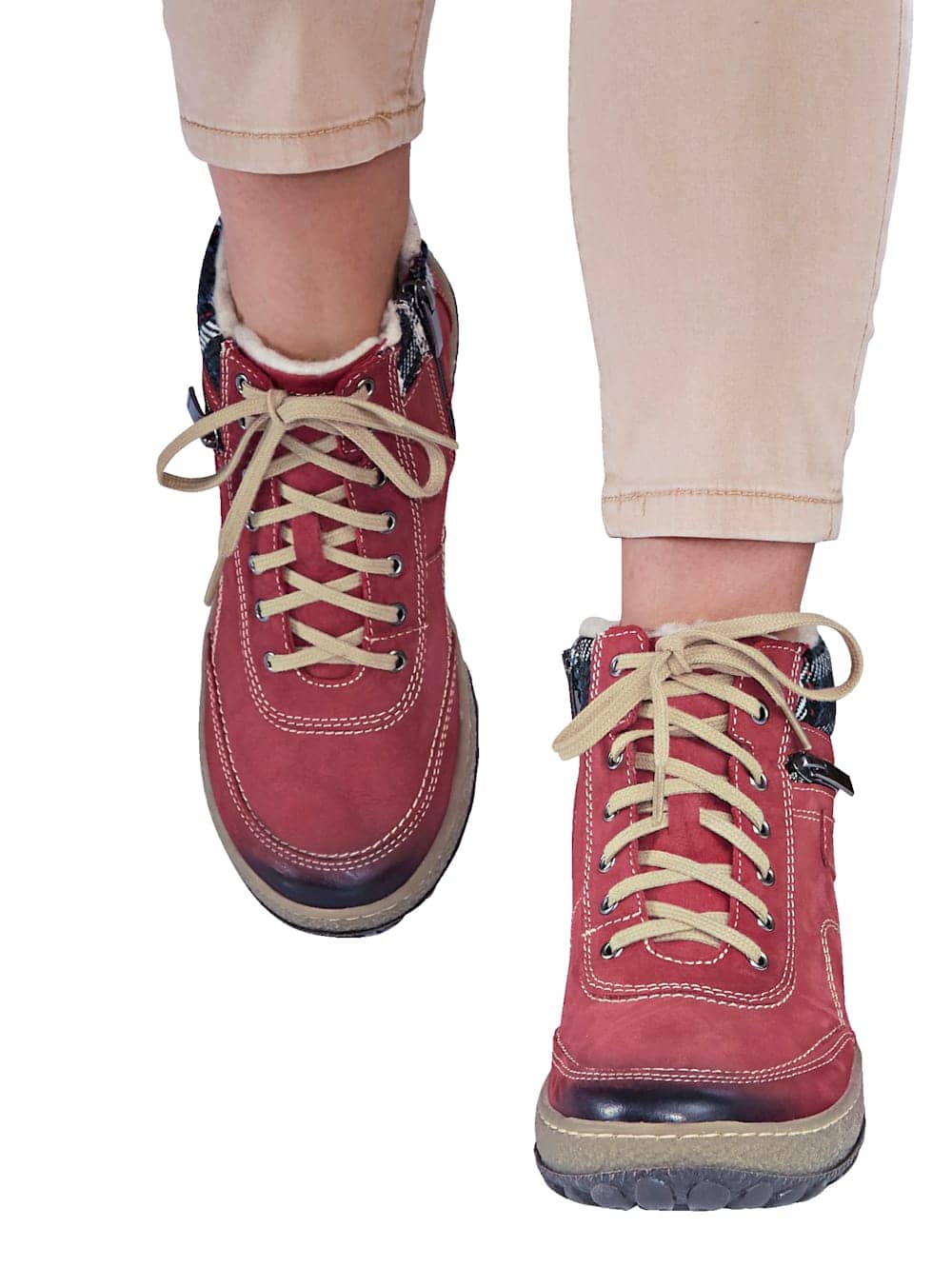 Vamos Stiefelette - Rot