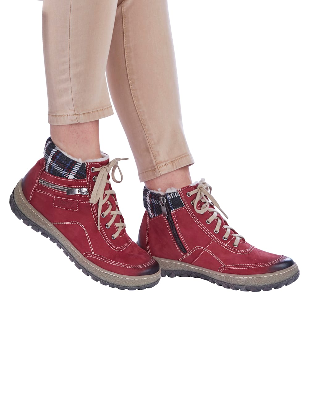 Vamos Stiefelette - Rot