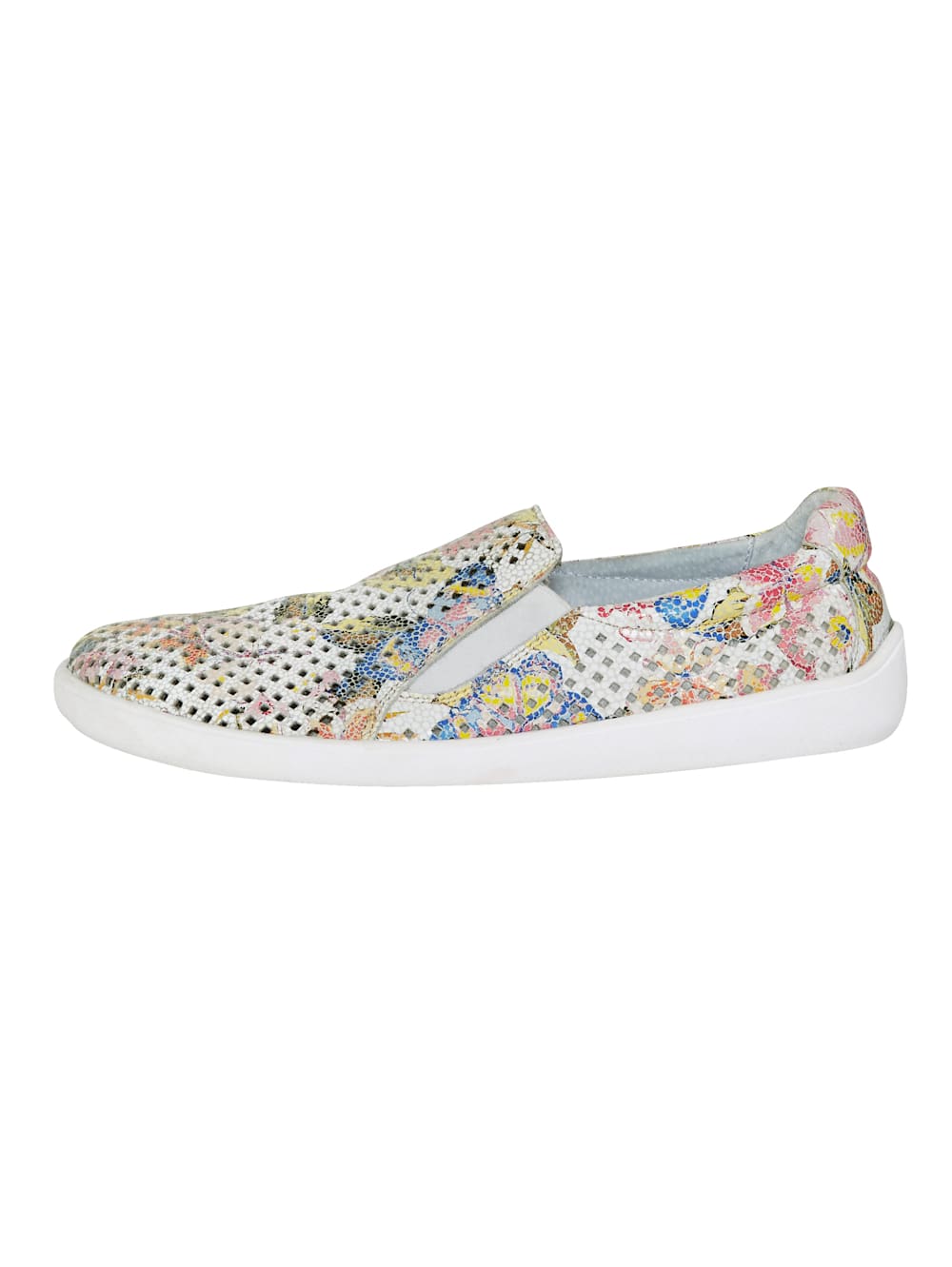 Vamos Slipper mit sommerlicher Lochung - Multicolor