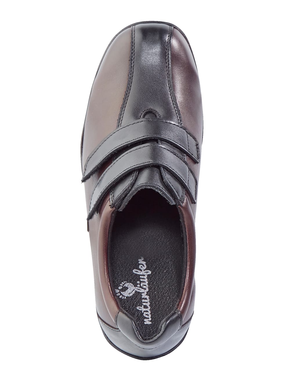 Vamos Klettslipper mit Doppelklett - Bordeaux