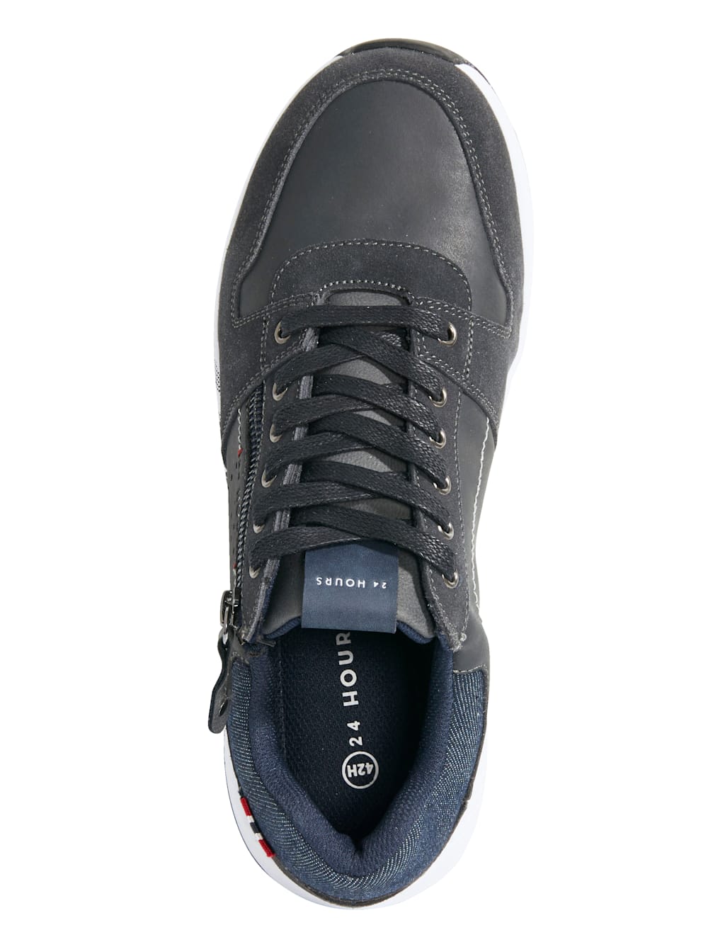 Vamos Sneaker mit stylischer Sohle - Dunkelgrau