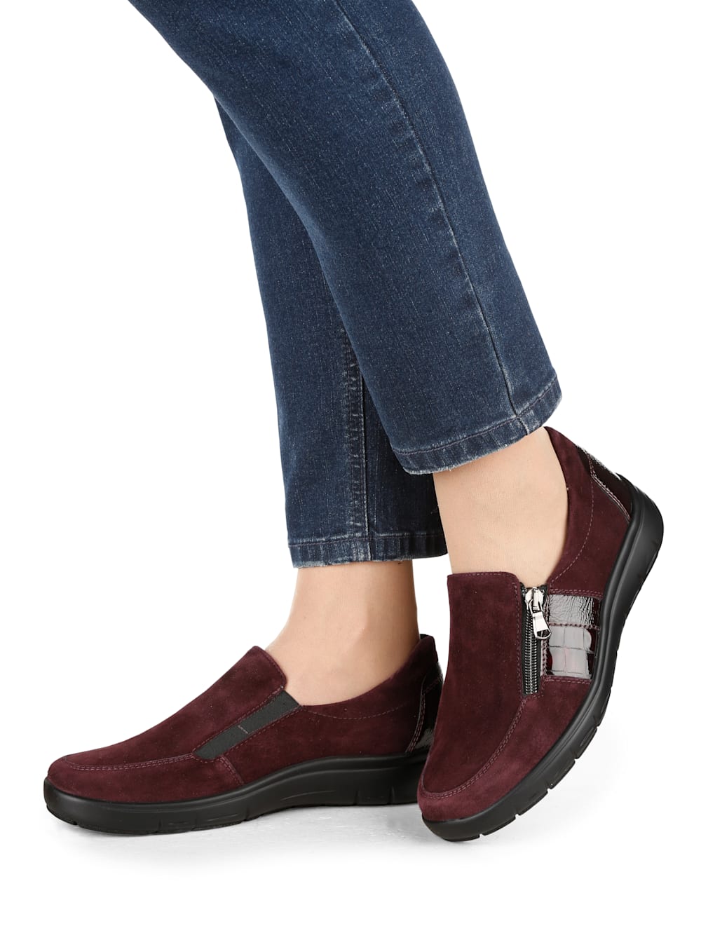 Vamos Slipper mit Shock-Absorber - Bordeaux