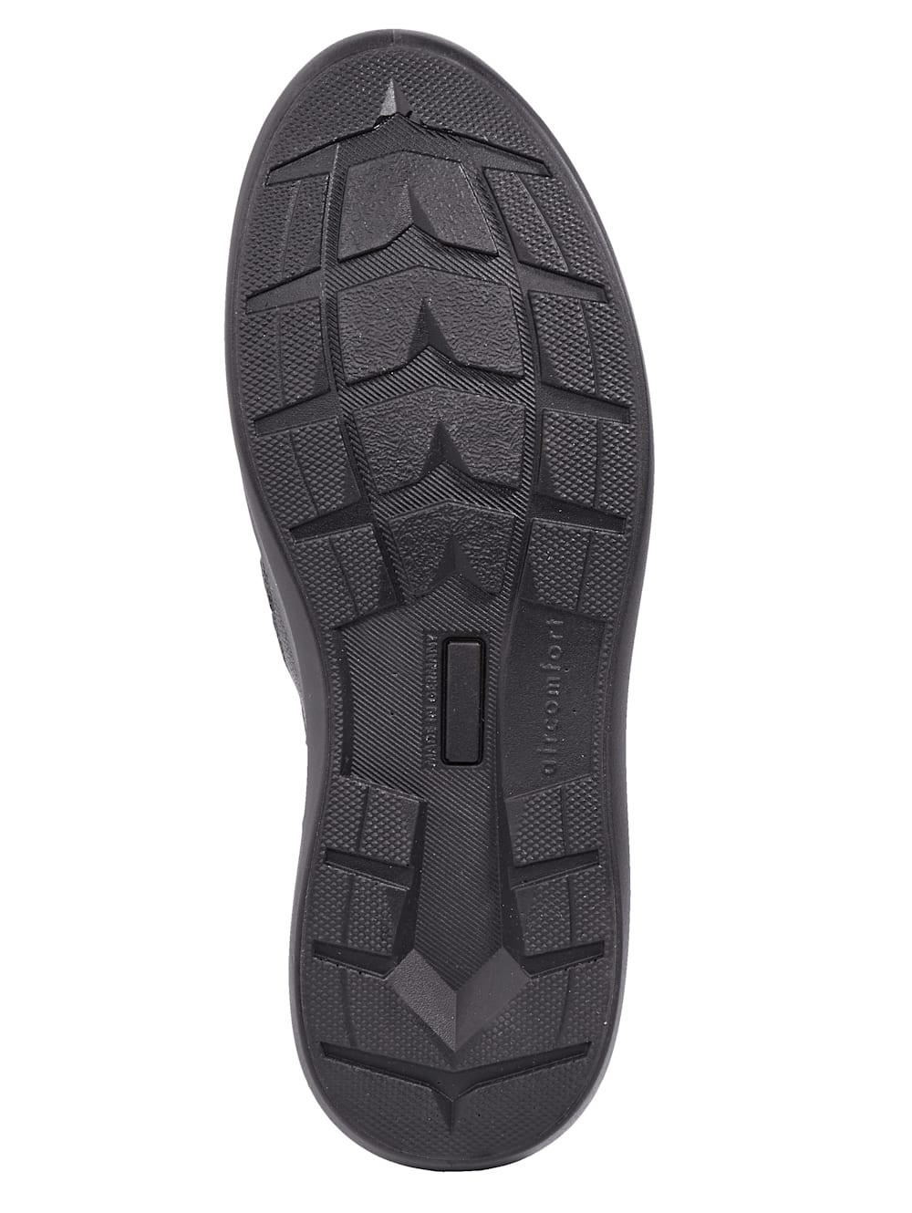 Vamos Klettslipper mit dezentem Markenlogo. - Schwarz