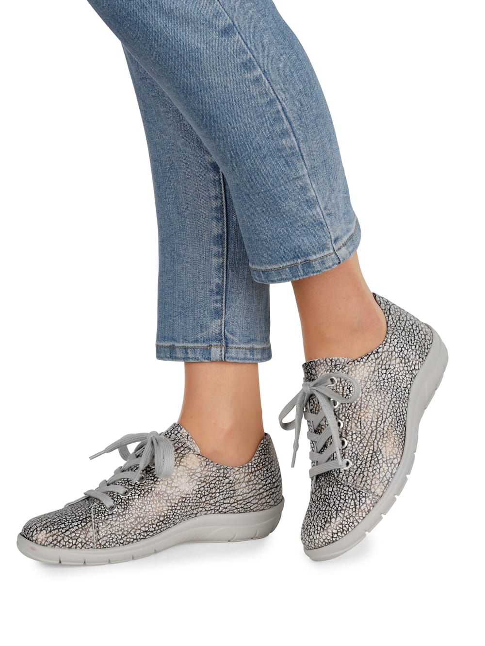 Vamos Schnurschuh - Bronzefarben