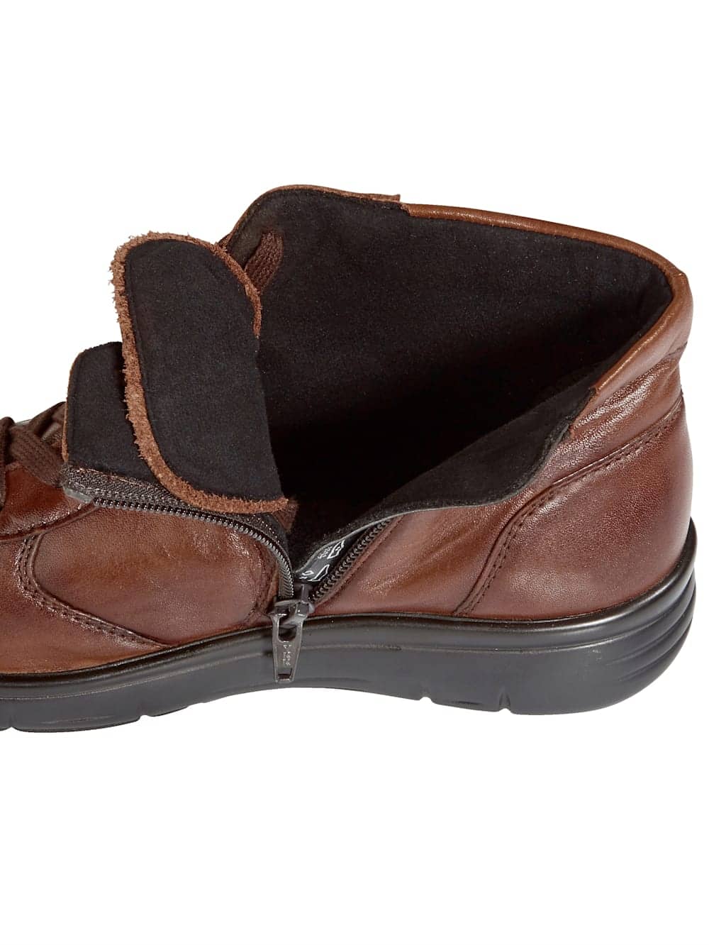 Vamos Schnurstiefelette mit Shockabsorber - Cognac