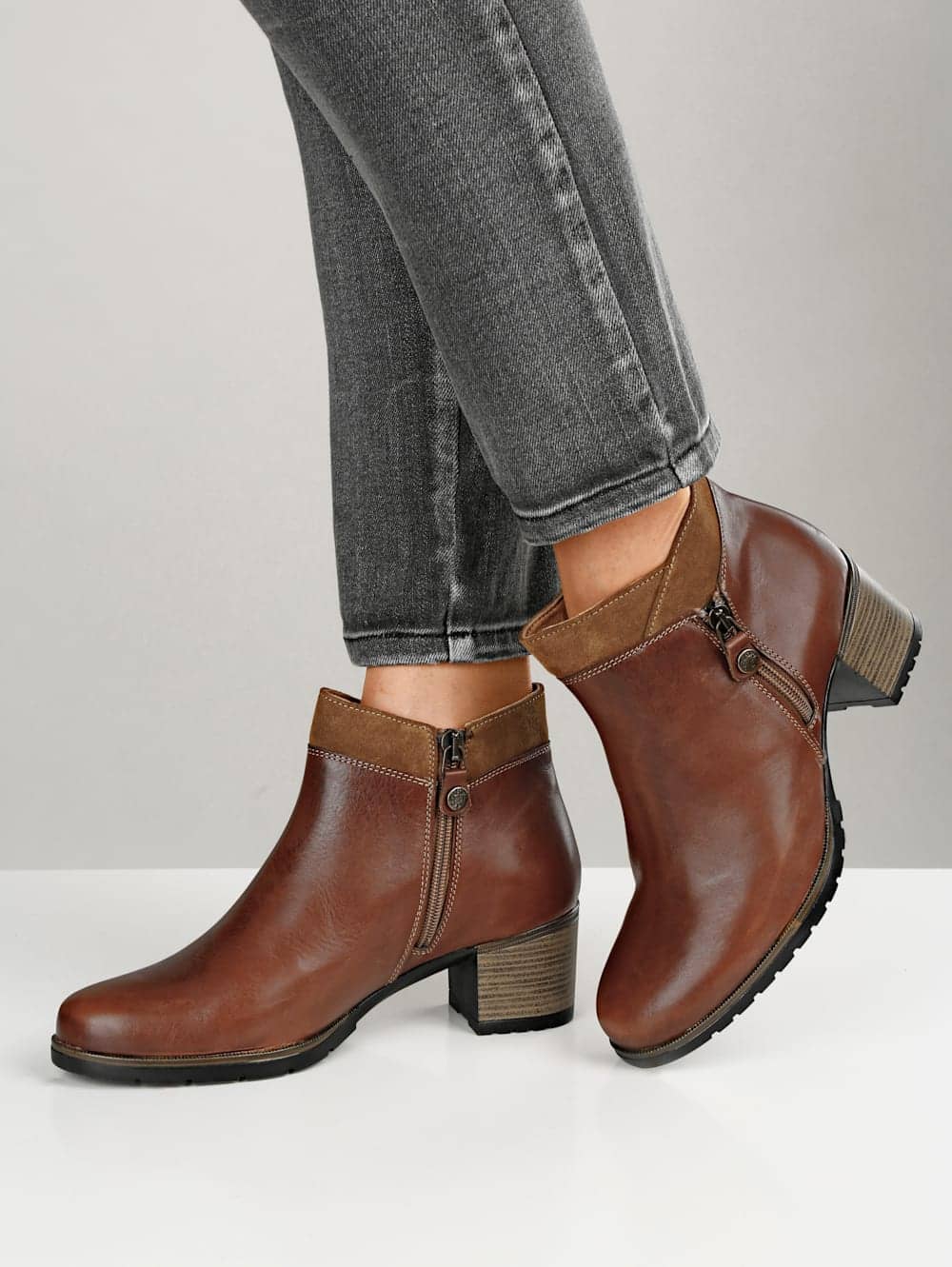 Vamos Stiefelette - Cognac
