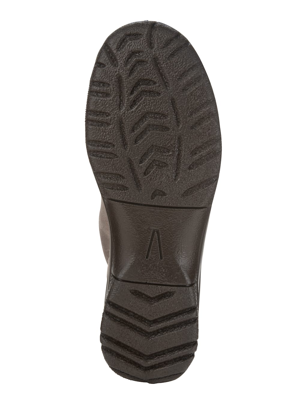 Vamos Schnurstiefelette aus Rauleder - Taupe