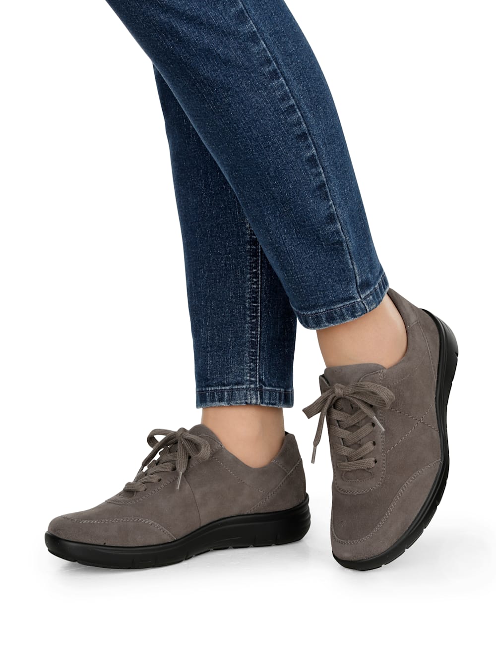 Vamos Schnurschuh mit Shock-Absorber - Taupe
