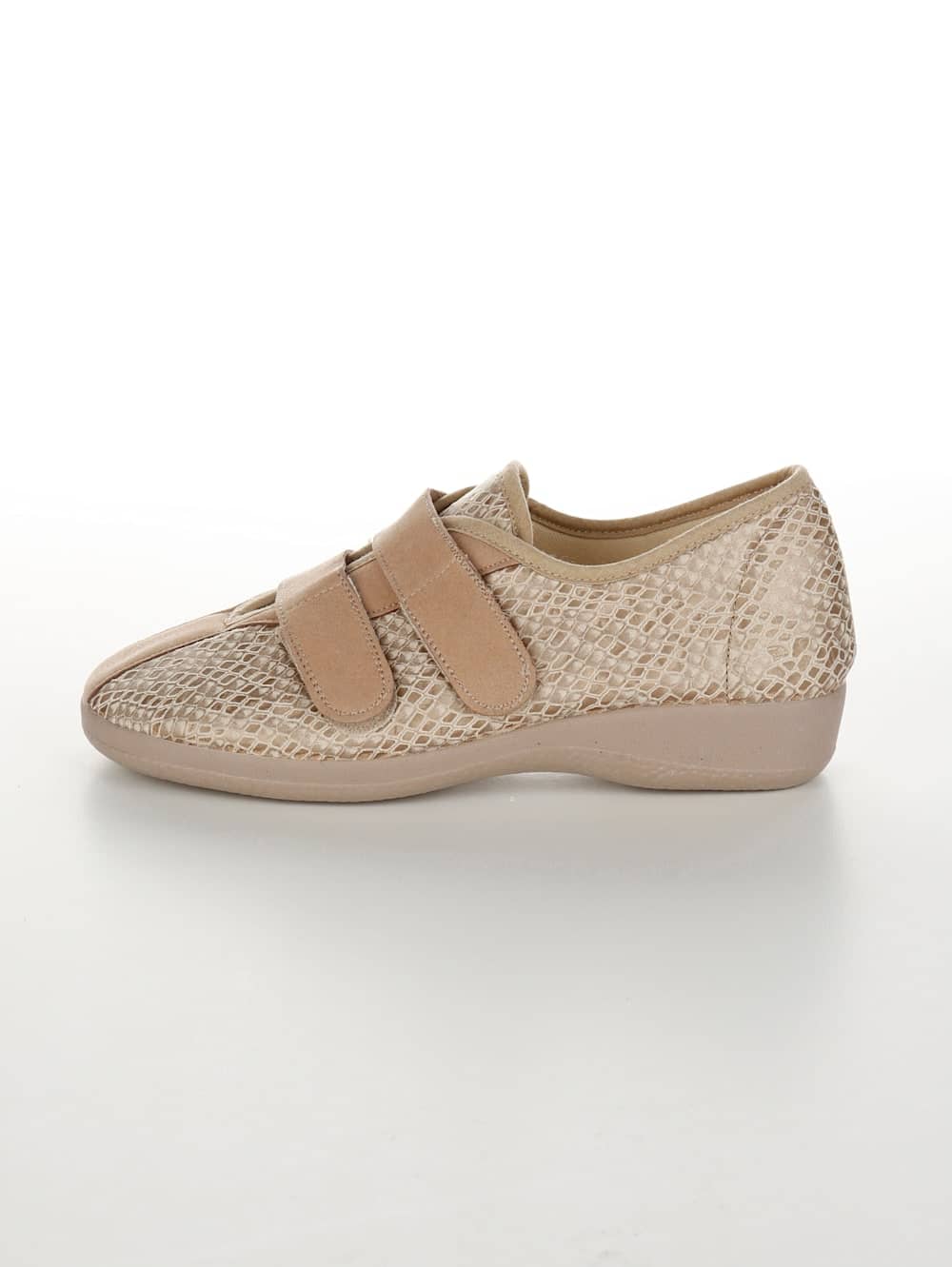 Vamos Klettslipper mit verstellbaren Klettverschlussen - Beige